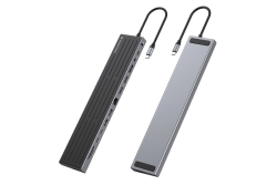 CONCEPTRONIC 14-1 Dock USB-C->2xHDMI/DP/2xUSB-C/+ 18cm sw