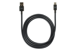 Mobilis Energia Cable - USB A / USB C - 1m - Black