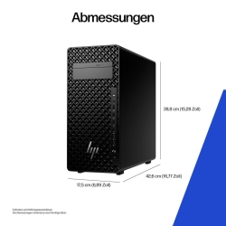 HP Z2 Tower G1i U7-265K 2x16/1TB RTXA1000 W11P 36 Monate