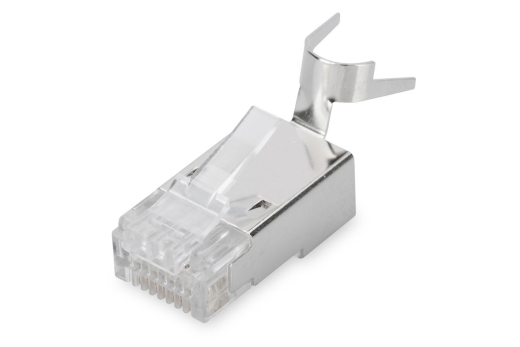 DIGITUS Modularstecker Cat6A für Rundkabel geschirmt 100S