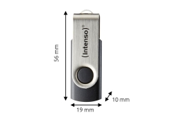 Intenso USB Stick Office Line 64GB USB 3.2 GEN 1X1 silber