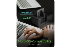 Docking- & Klonstation IcyBox SATA & M.2 USB3.2 Type retail