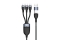 CONCEPTRONIC Kabel USB-C/-A2.0->3xUSB-C 480Mbs 1.50m sw