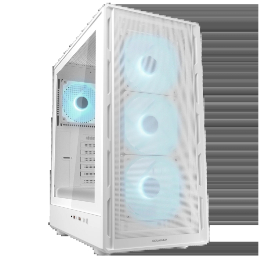COUGAR Gehäuse Midi-Tower Airface Pure PRO, ARGB, Weiß