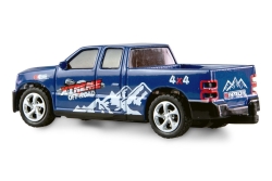 Amewi RC Pickup Die Cast mit Wohnwagen 1:64 RTR blau 6+