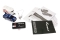 Amewi RC Pickup Die Cast mit Wohnwagen 1:64 RTR blau 6+