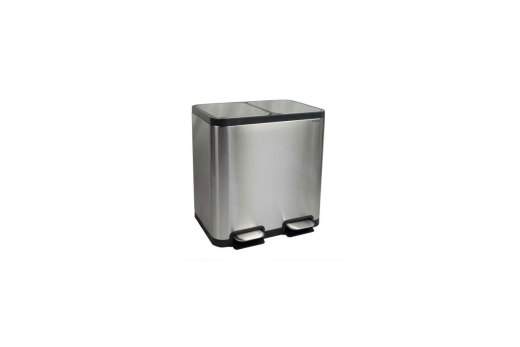 MAUL Abfallbehälter MAULcycle 20l + 20l Edelstahl