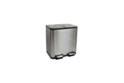 MAUL Abfallbehälter MAULcycle 20l + 20l Edelstahl