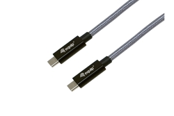 Equip Kabel USB-C3.2->C Gen2x2 PD240W St/St 1.00m schwarz