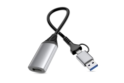 Equip Adapter USB-C/A->HDMI 1920x1080/ 60Hz Alu.