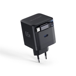 REALPOWER GaN Charger 65W schwarz,65 Watt,2x Type-C