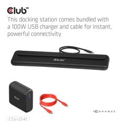 Club3D USB-C 12in1-Dock >DP1.4/2xHDMI/2xUSB-C/ 8K30Hz PD100W retail
