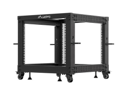 LANBERG 19 9U 600x600-1100 verstellbares, offenes Rack sw