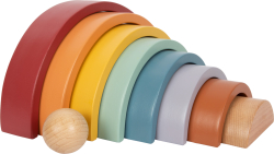 Montessori Holzbausteine Regenbogen