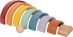 Montessori Holzbausteine Regenbogen