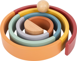 Montessori Holzbausteine Regenbogen