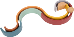 Montessori Holzbausteine Regenbogen
