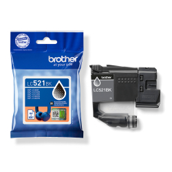 Patrone Brother LC-521BK Schwarz DCPJ1260x/1310x/1360x/1460