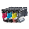 Patrone Brother LC-521VAL Farbtintenset DCPJ1260x/1310x/
