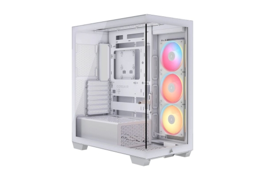 CORSAIR Geh Midi 3500X LXR LINK (Tempered Glass) White