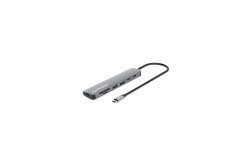 MANHATTAN USB-C PD auf HDMI 7-in-1 4K Dockingstation grau