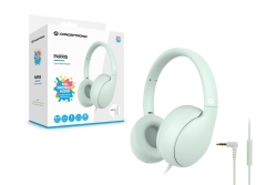 CONCEPTRONIC Kids Headset +Schalter 85dB 1.60m gn