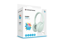 CONCEPTRONIC Kids Headset +Schalter 85dB 1.60m gn