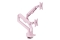 Arozzi TIS Alzare Neo Duo 17-32 2TFT 3Gelenke Max.9KG pink