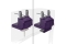 Arozzi TIS Alzare Neo Duo 17-32 2TFT 3Gelenke Max.9KG lila