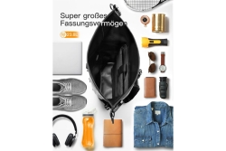 inateck Notebook-Rucksack BP06001 black 30-35L