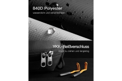 Inateck Elektronik Organizer Tasche Schwarz [AB03010]