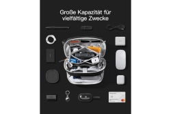 Inateck Elektronik Organizer Tasche Schwarz [AB03010]