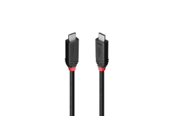 LINDY 2m USB4 240W Typ C Kabel, Black Line