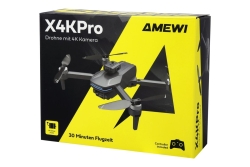 Amewi Drohne AMXFlight X4KPro mit Kamera, brushless 14+