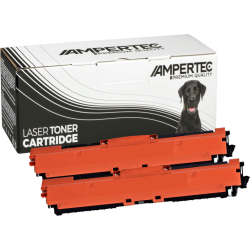 2 Ampertec Toner ersetzt HP CE310AD 126A Doppelpack schwarz
