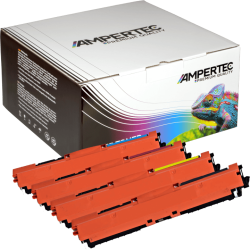 4 Ampertec Toner ersetzt HP CE310A-13A 126A Multipack KCMY