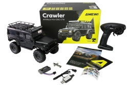 Amewi RC Crawler Mini-D90 AMXRock 4WD 1:16 RTR schwarz