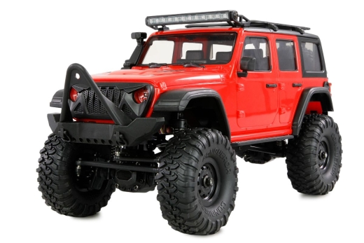 Amewi RC Crawler Mini-Crosstrailer AMXRock 4WD 1:16 RTR rot
