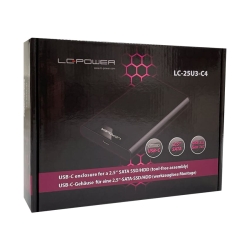 LC-Power Geh 6.3cm (2,5) SATAIII>USB3.2 LC-25U3-C4 (Alu)