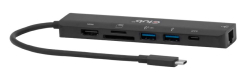 Club3D USB-C 7in1-HUB >HDMI/2xUSB/USB-C/LAN 4K60Hz...