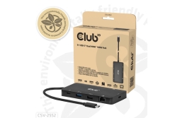 Club3D USB-C 9in1-HUB >2xHDMI/2xUSB/USB-C/LAN 4K60Hz PD100W retail