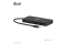 Club3D USB-C 9in1-HUB >2xHDMI/2xUSB/USB-C/LAN 4K60Hz PD100W retail
