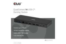 Club3D USB-C 14in1-Dock>2xDP2.1/2xHDMI/3xUSB-C 4K60Hz PD100W retail