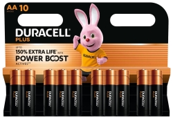 Duracell Batterie Plus - AA (MN1500/LR6) BOOST K10 10St.