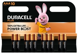Duracell Batterie Plus -AAA (MN2400/LR03) BOOST K10 10St.