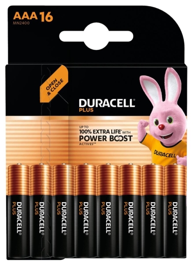 Duracell Batterie Plus -AAA (MN2400/LR03) BOOST CP16 16St.