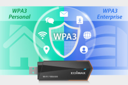 EDIMAX WL-USB EW-7822UBE BE6500 Mini Wi-Fi 7 USB inkl. Dock.