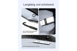 inateck Umhängetasche FB01001 gray blue 34,5cm * 23,5cm*5cm