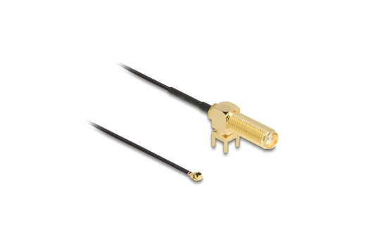 DELOCK Antennenkabel SMA 90° PCB BU zum Einbau zu I-PEX Inc.