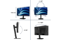 Philips 60,5cm (23,8) 24B2N3200J 16:09 HDMI+DP+USB VGA bl